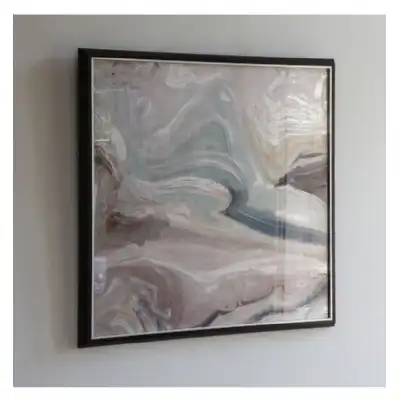 Fluid Abstract Framed Art