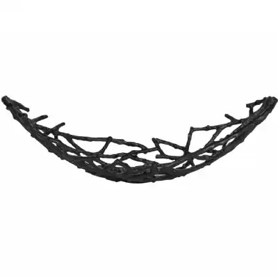 Twig Oval Bowl Black Small