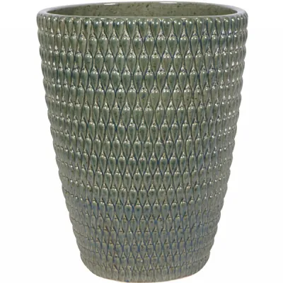 Green Extra Large Glaze Ceramic Planter