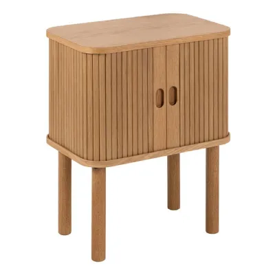 Langley Square Bedside Table in Oak