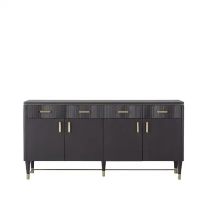 Elton 4 Drawer 4 Door Sideboard Espresso