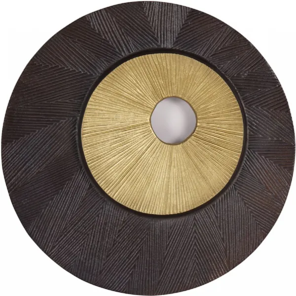 Bronze Metal Round Decorative Wall Art 45cm Diameter