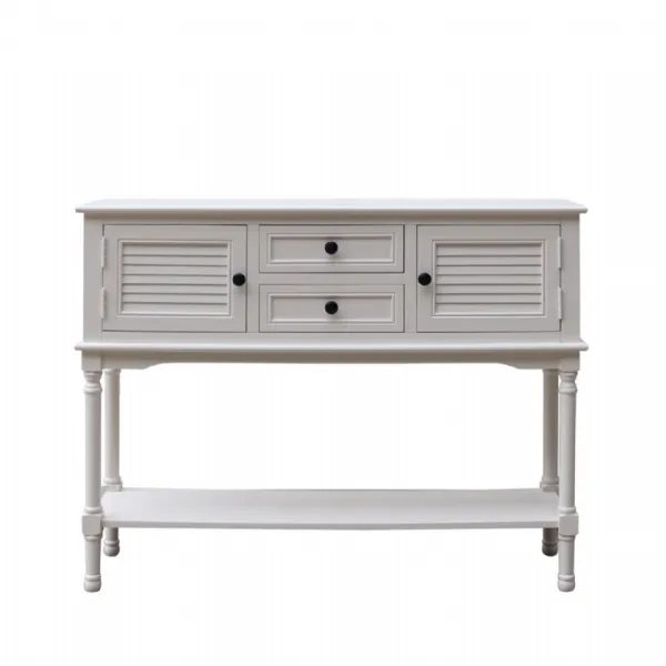 Elise 2 Door 2 Drawer Sideboard Pearl White